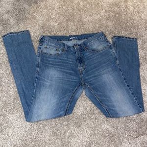 Old navy mens skinny blue jeans 34x32